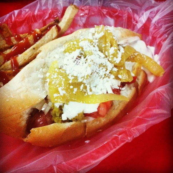 El mejor hot dog En Oscarín, Guadalajara, México Jos Velasco