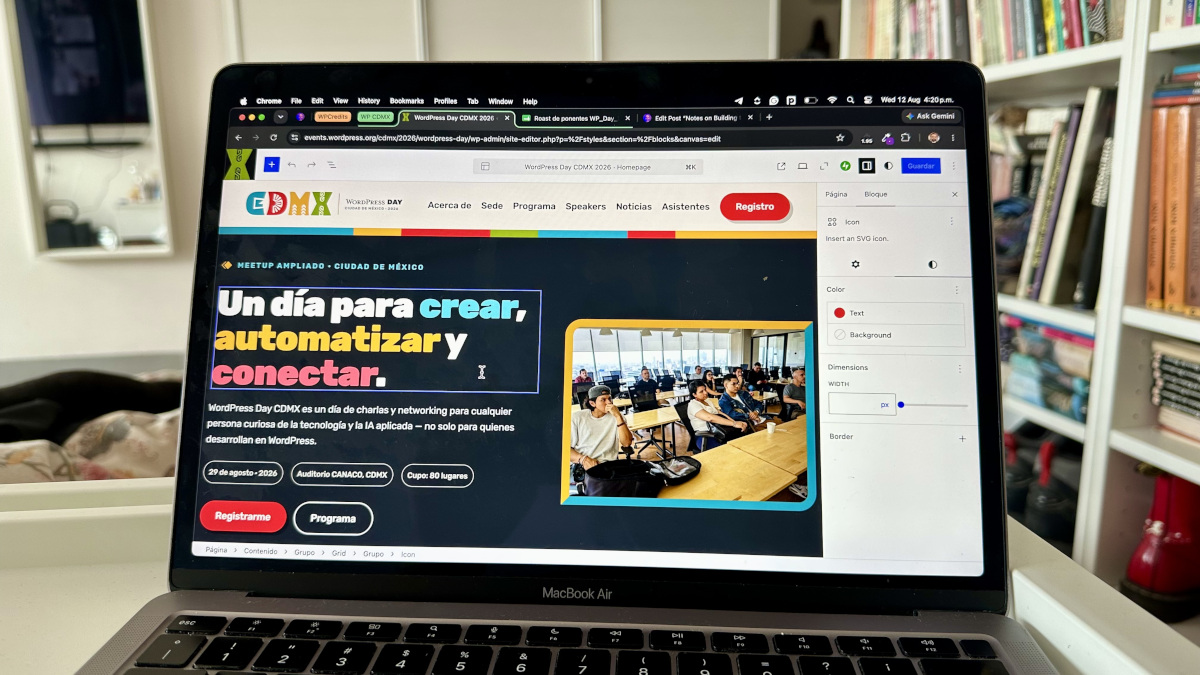Notes on Building the WordPress Day CDMX 2026 website fast and good