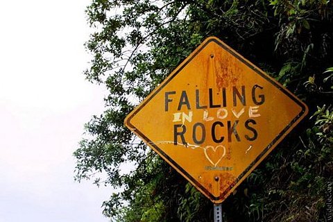 falling in love rocks